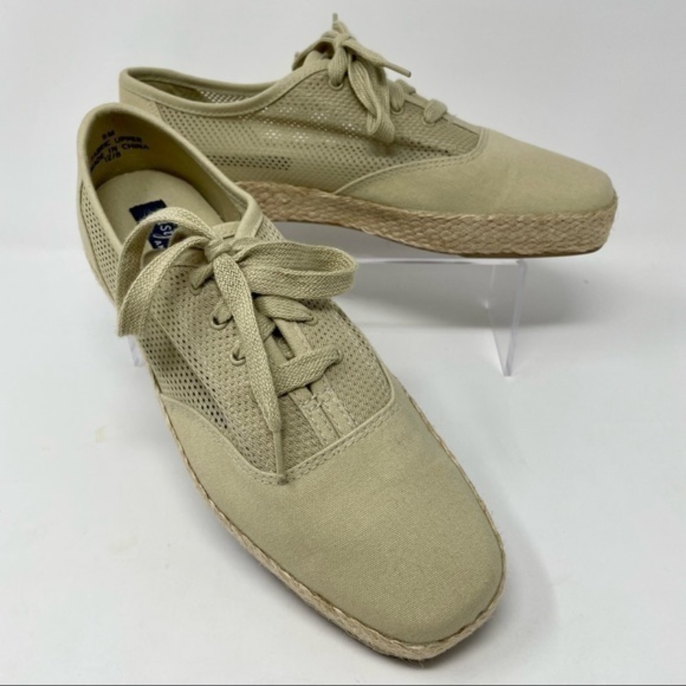 Easy Spirit Anti-Gravity Tan Tie Summer Shoes SIZE 9M